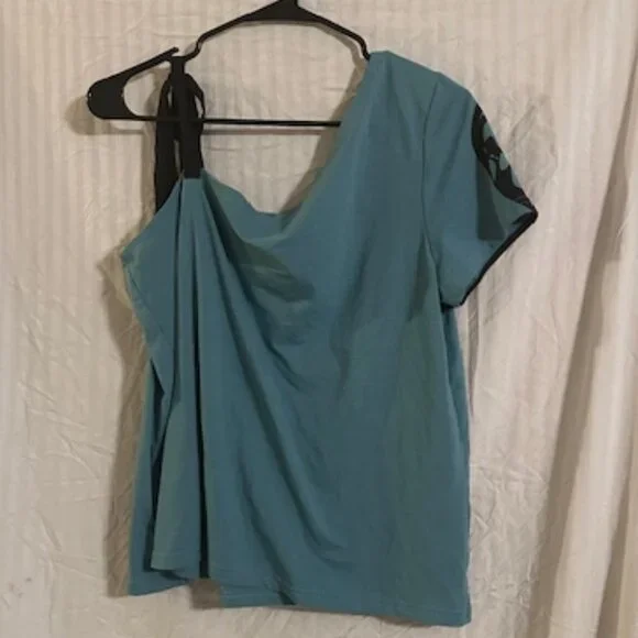 SHEIN One Shoulder Blouse Size L - Picture 2 of 3